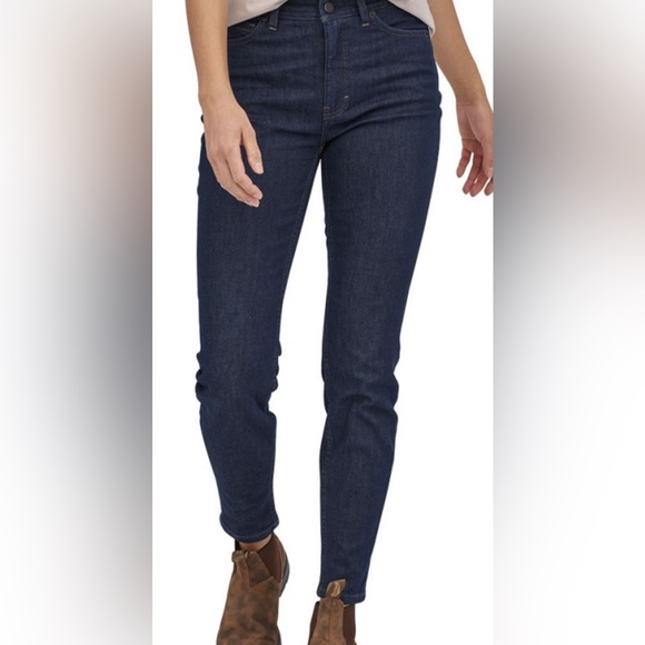 PATAGONIA-Women’s Skinny Jeans Dark Denim 5 -Pocket Size 24 - Picture 1 of 8